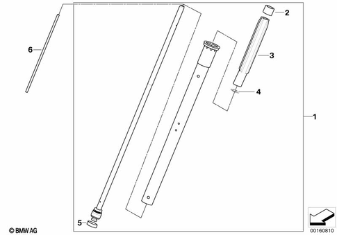 Telescopic Forks, Telelever for 2006 BMW-Motorrad HP2 Enduro #3