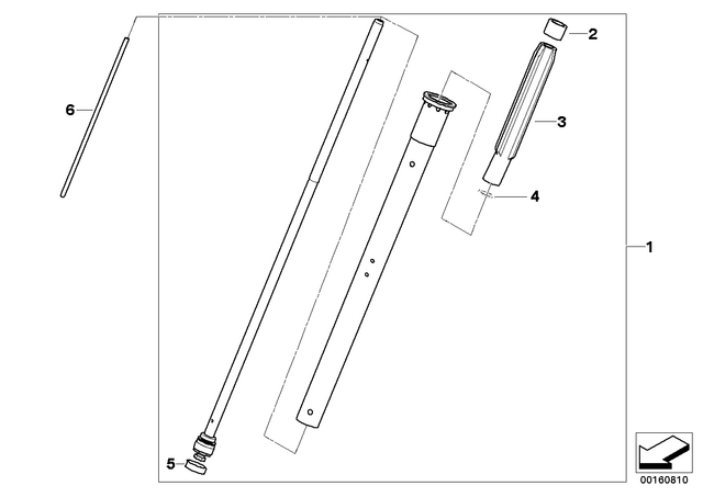 31427708795 - : Damper Unit, Left for BMW-Motorrad Image