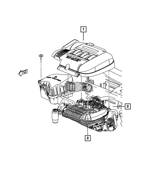 Engine Identification, Service Engines & Engine Service Kits for 2008 Chrysler Pacifica #2