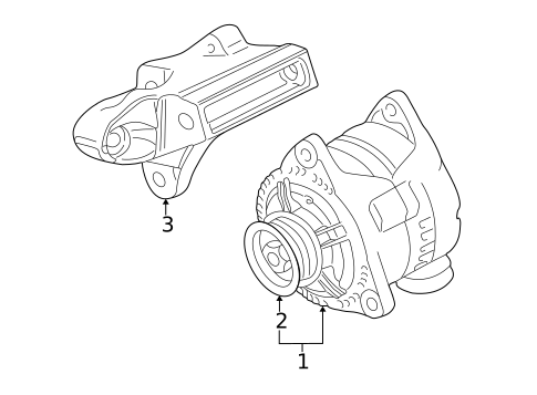 Alternator for 2003 Audi A4 #1