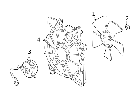 Cooling Fan for 2016 Acura RLX #0
