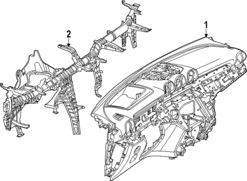 Instrument Panel for 2025 Mercedes-Benz GLC63 AMG S E Performance #0