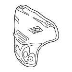 1716728040 - Exhaust: 2002-2006 Toyota - Exhaust Manifold Heat Shield for Scion: tC | Toyota: Camry, RAV4, Solara Image