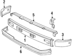 5211189140 - Body: Center Bar for Toyota: 4Runner, Pickup Image