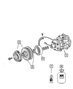 55111438AC - Air Conditioning &amp; Heater: AIR CONDITIONING - COMPRES0R | Mopar 55111438AC for Jeep: Commander Image