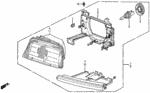 33115SB3681AH - Electrical/Exhaust/Heater/Fuel: BULB, HEADLIGHT (9004) (HI/LO) for Honda Image