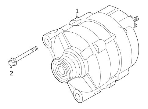 Alternator for 2021 Nissan Rogue #0