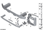 51115A35754 - : Bumper Bracket Front for BMW Image