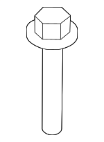 68358246AA - Body: Center Bracket Screw for Jeep: Wrangler Image