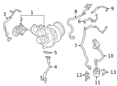 Turbo Charger for 2017 BMW 750i #0