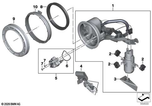 Delivery, Control Units, Fuel Pump for 2012 BMW-Motorrad K 1600 GT #0