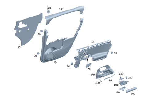 Door Paneling for 2026 Mercedes-Benz GLB35 AMG #0