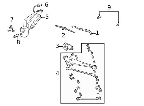 Wipers for 2005 Mercury Sable #0