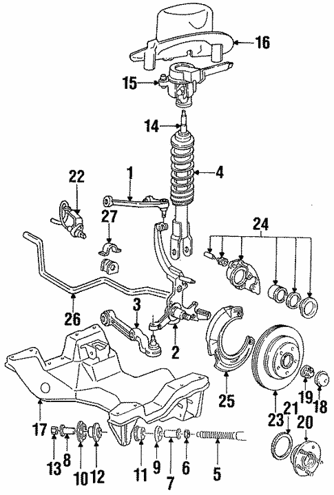 Suspension Components for 1993 Ford Thunderbird | Ford Parts