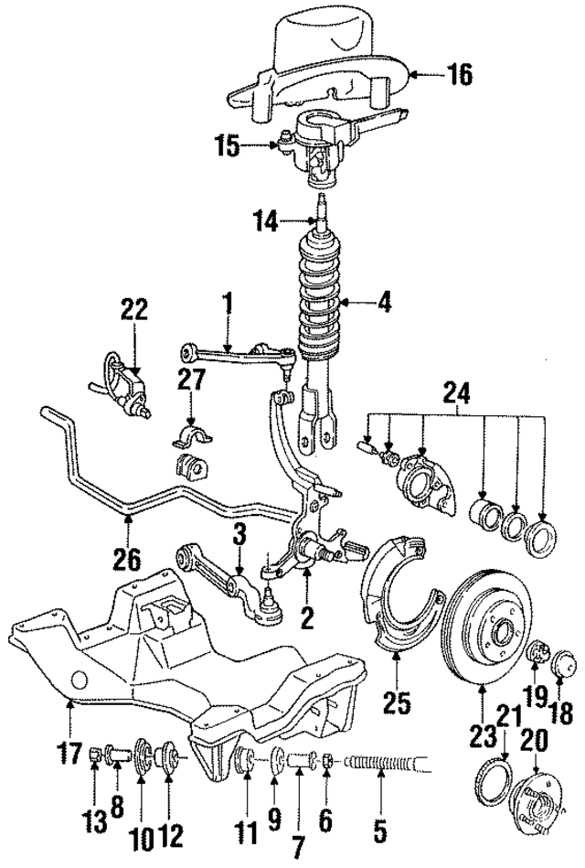 F3SZ3085A - Suspension: Upper Control Arm for Ford: Thunderbird | Mercury: Cougar Image
