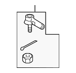 4504649095 - : 2001-2010 Toyota Outer Tie Rod for Toyota Image