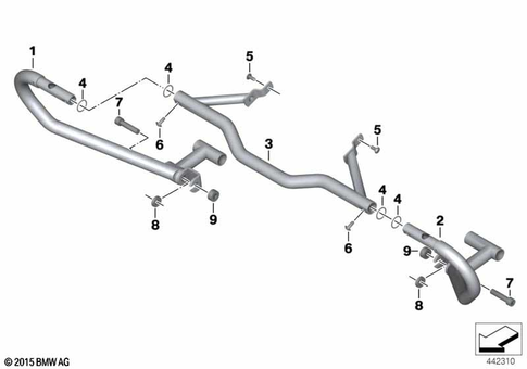 Safety Bar for 2009 BMW-Motorrad R 1200 GS Adventure #0
