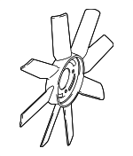 ZZM415140 - Cooling System: Fan Blade for Mazda: B3000 Image
