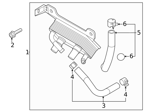 Oil Cooler for 2023 Kia Niro EV #0