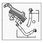 254N0AO000 - Cooling System: Oil Cooler for Kia: Niro EV Image