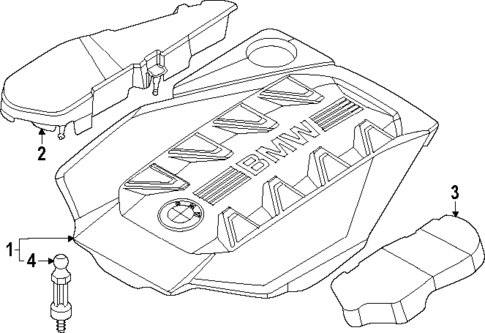 Engine Appearance Cover for 2025 BMW X5 #0
