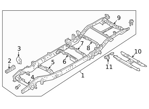 Frame & Components for 2022 Nissan TITAN #0