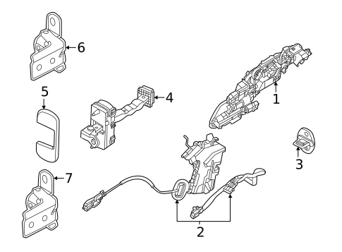 Lock & Hardware for 2023 Kia EV6 #2