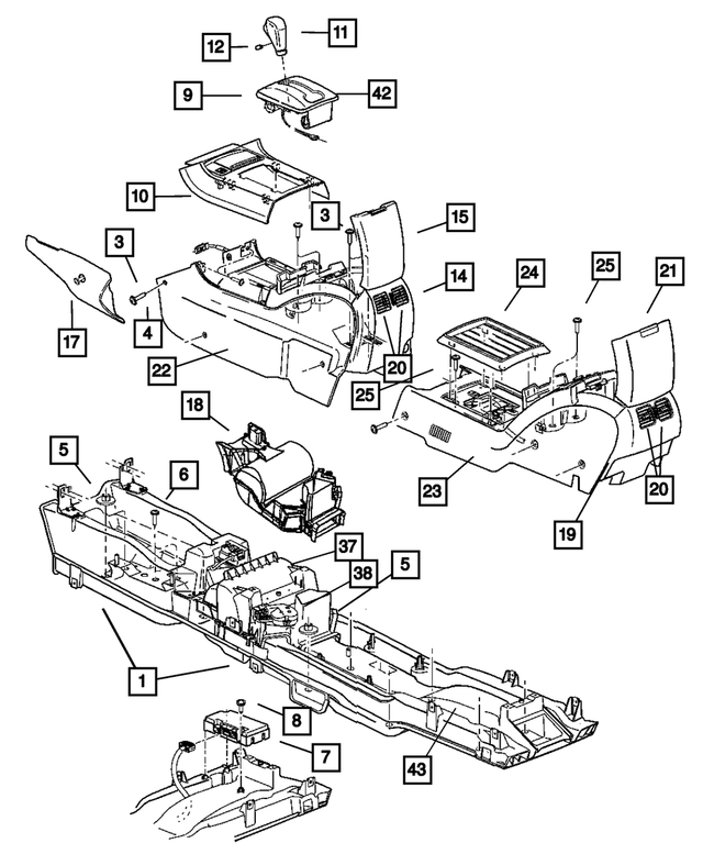 ZJ42BD1AA - Instrument Panel and Radios and Consoles: Self Tapping Screw for Mopar Image