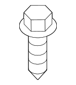 1125A6051 - Body: Lower Cover Bolt for Nissan Image