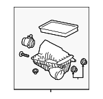LR095546 - Air &amp; Fuel Delivery: Air Cleaner Assembly for Land Rover: Discovery, Range Rover, Range Rover Sport Image