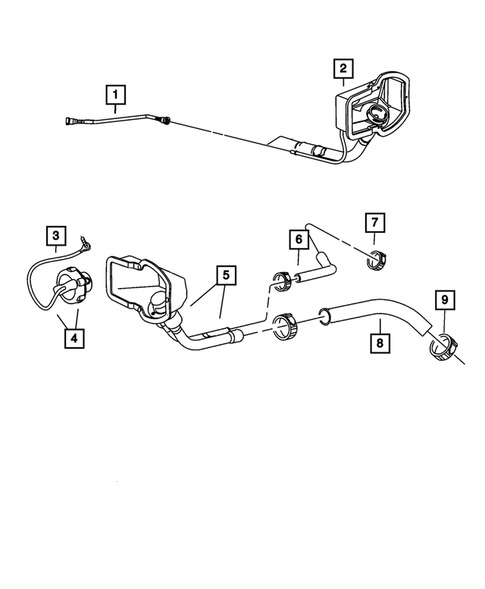 Fuel Tank Filler Tube for 2010 Dodge Ram 2500 #0