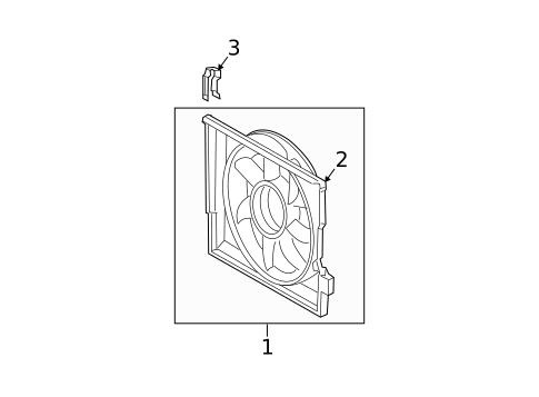 Cooling Fan for 2006 Mercedes-Benz E350 #0