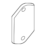51125A7CEA6 - Body: Impact Bar Gasket for BMW Image