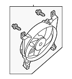 921207S000 - HVAC: A/C Condenser Fan Assembly for Nissan: Armada, Pathfinder Armada, TITAN Image