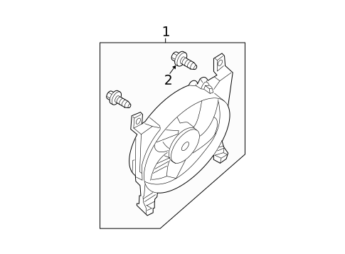 Condenser Fan for 2015 Nissan Armada #0