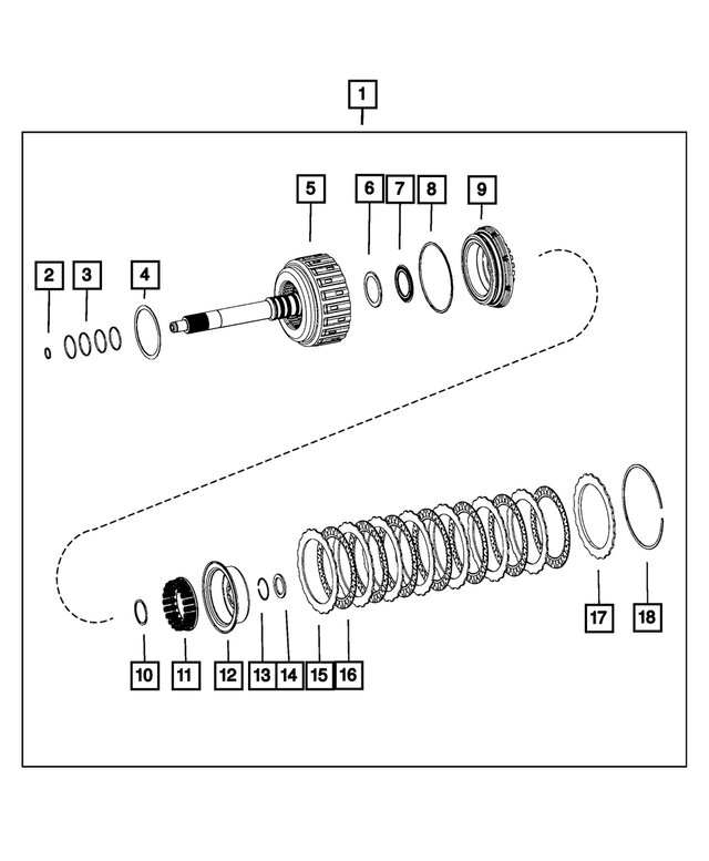 « 68637534AA – Transmission : Trans Auto Trousse D'embrayage pour Mopar Image »