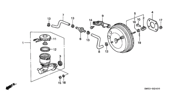 Master Power for 1991 Honda Accord #0