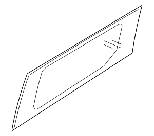 DT1Z1729711F - Body: Vent Glass for Ford Image