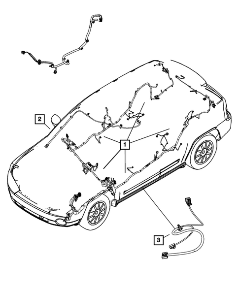Wiring-Body and Accessories for 2009 Dodge Caliber #0