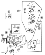 4664360AB - : Gearshift Cable Bracket for Mopar Image