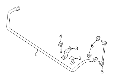 Stabilizer Bar & Components for 2019 Smart EQ fortwo #0
