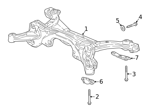 Suspension Mounting for 2022 Honda CR-V #0