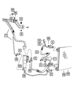 68067844AA - Air Conditioners and Heaters: A/c Charge Valve Cap for Dodge: Caliber | Jeep: Compass, Patriot Image