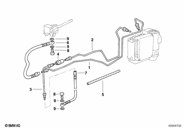 34322311323 - : Brake Hose for BMW-Motorrad Image