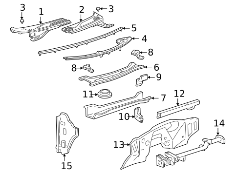 Cowl for 2002 Lincoln Blackwood #0