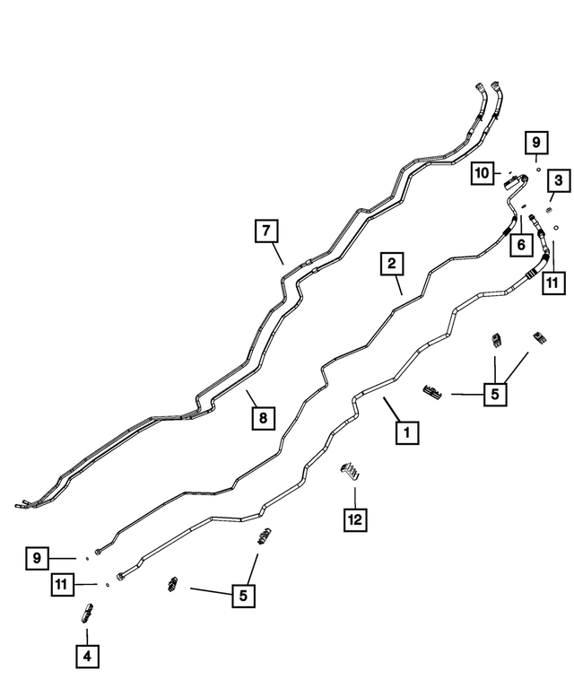 68040500AB - Electrical: Clip for Mopar Image image