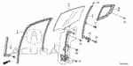90115SFE004 - Body/Air Conditioning: BOLT, FLANGE (6X12) for Acura Image