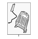 88410S2000 - Body: Seat Back Frame for Hyundai Image