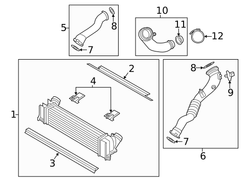 Intercooler for 2013 BMW ActiveHybrid 3 #0