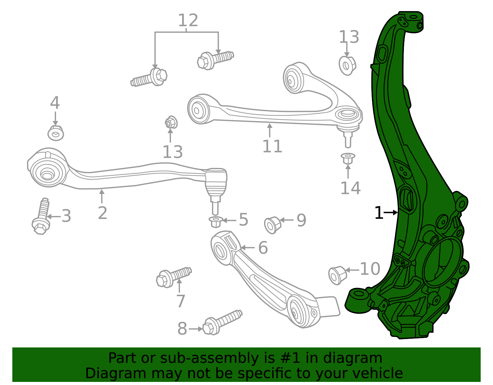 NK5 2020-2025 Lincoln Aviator Knuckle LC5Z-3K186-A | OEM Parts Online